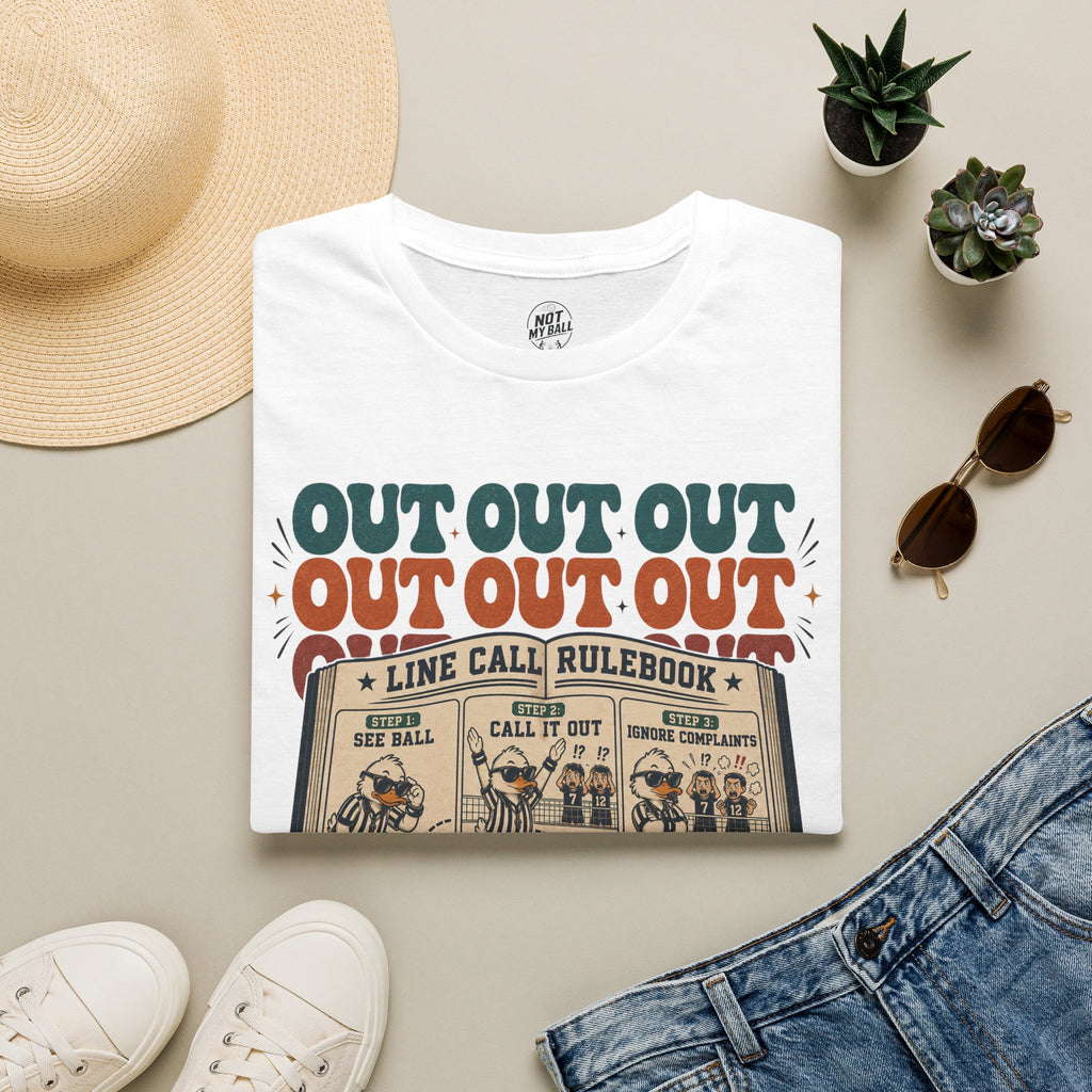 Line Call Rulebook Volleyball T-Shirt