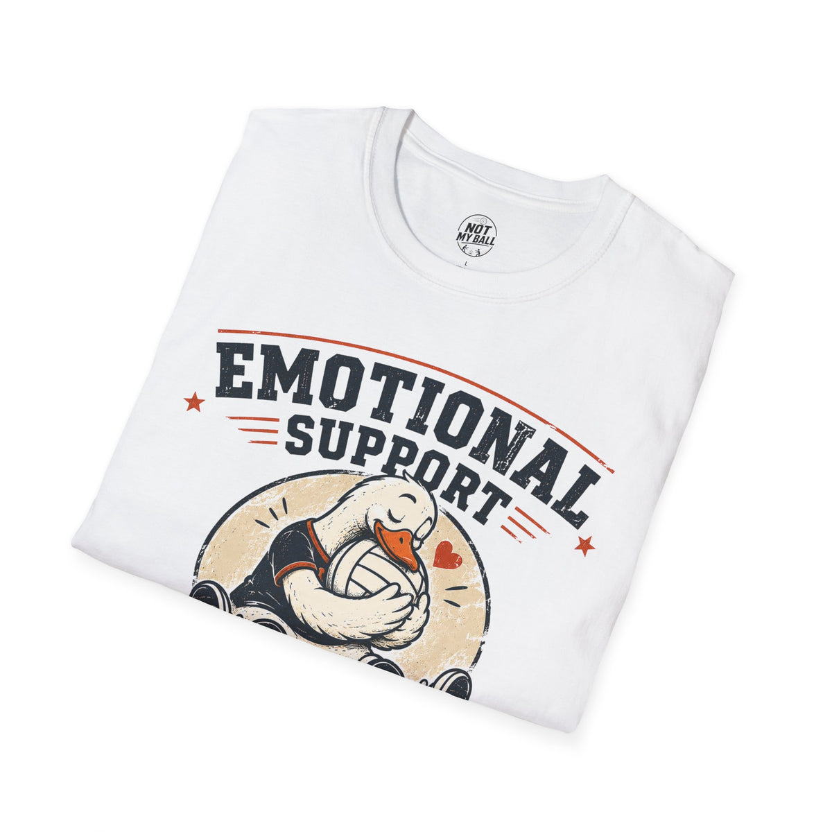 Emotional Support Volleyball T-Shirt
