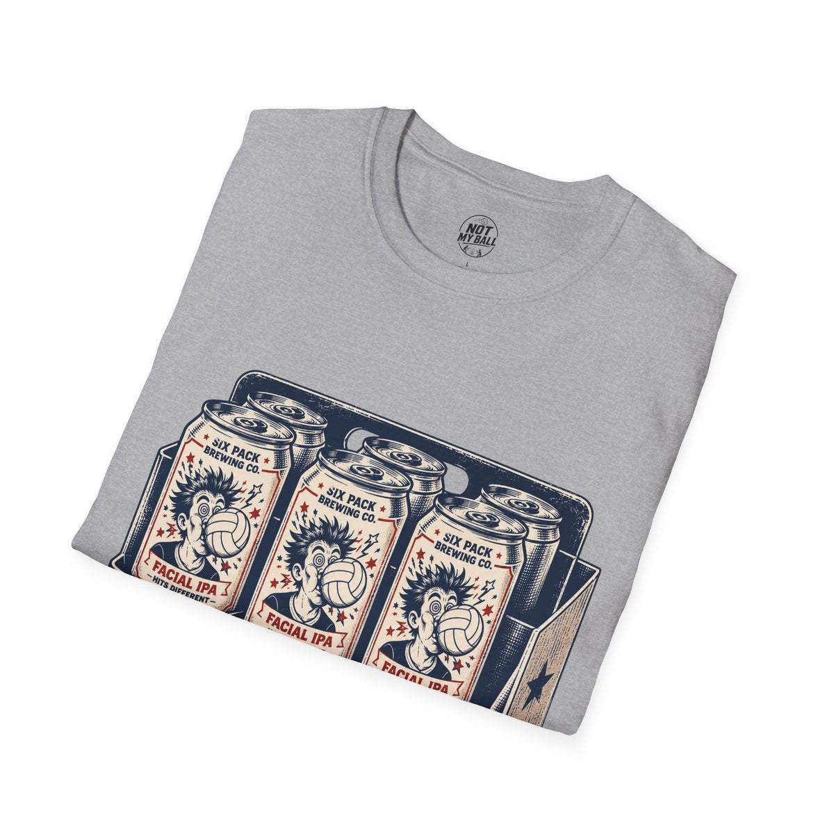 Six Pack IPA Volleyball T-Shirt