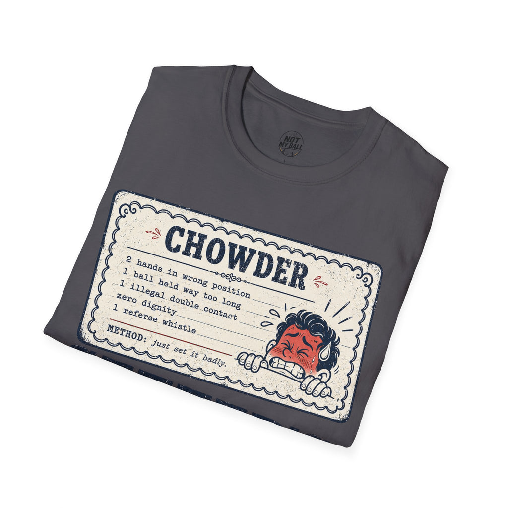 Chowder Menu Volleyball T-Shirt