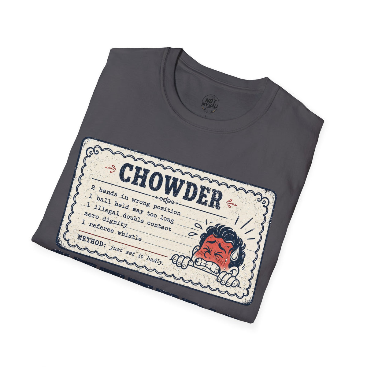 Chowder Menu Volleyball T-Shirt