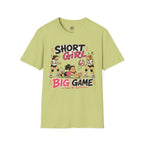 Short Girl Big Game Volleyball T-Shirt