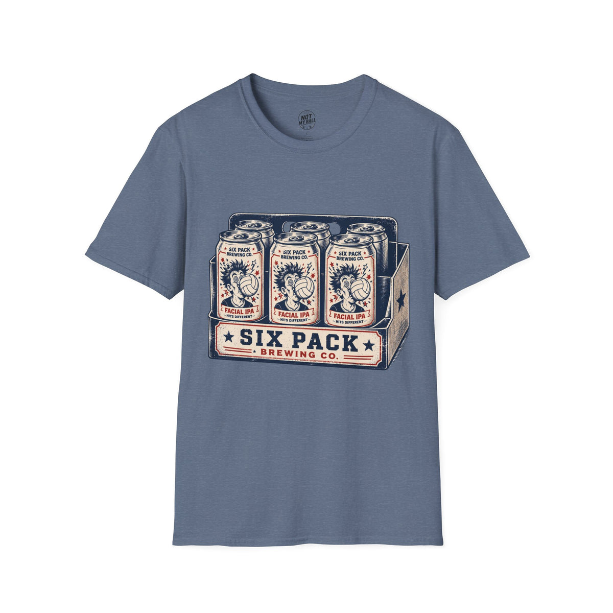 Six Pack IPA Volleyball T-Shirt