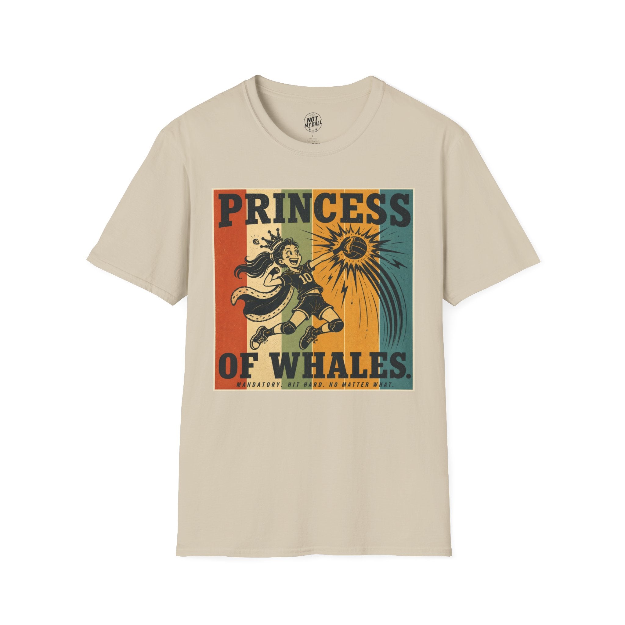 Princess of Whales Volleyball T-Shirt