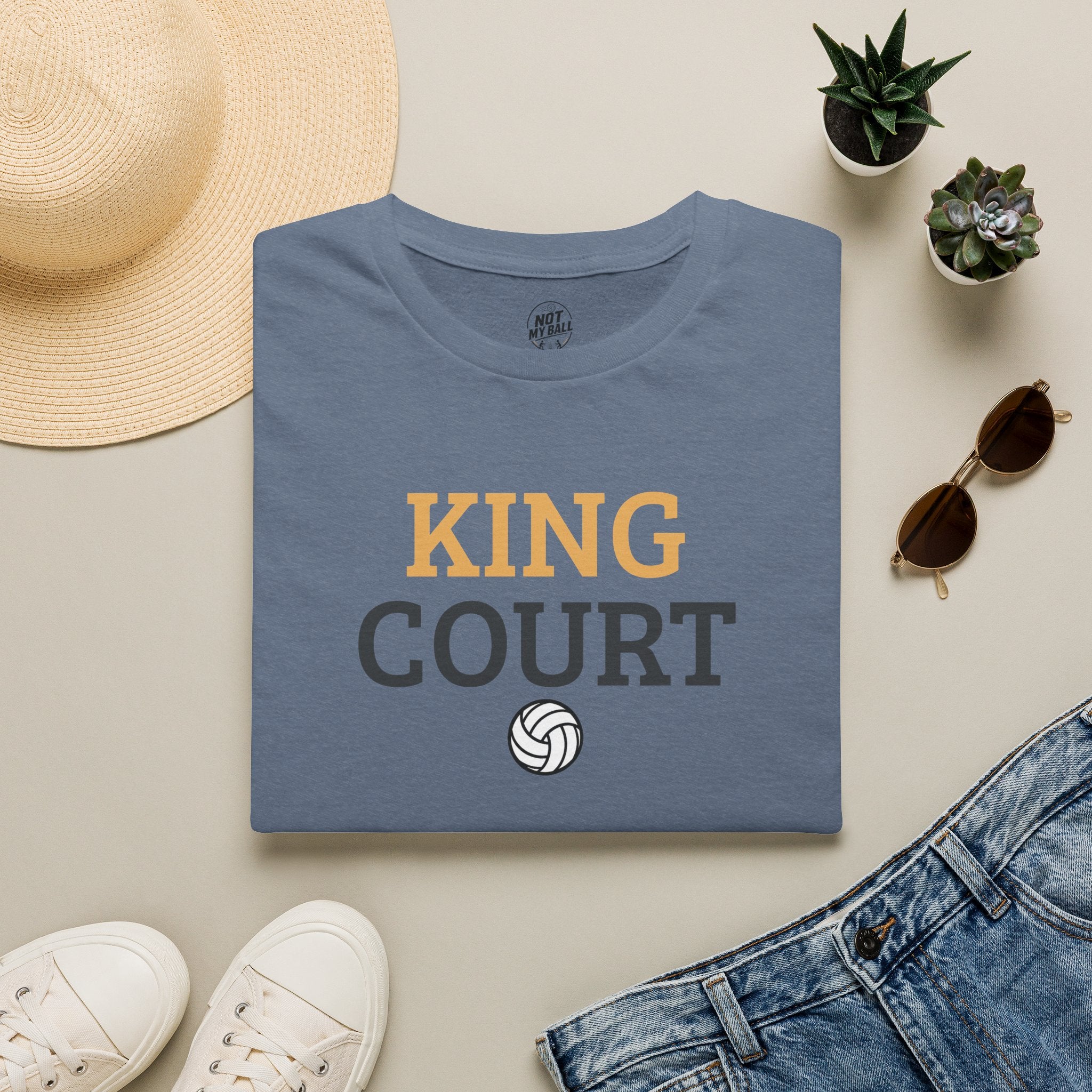 King Court Volleyball T-Shirt