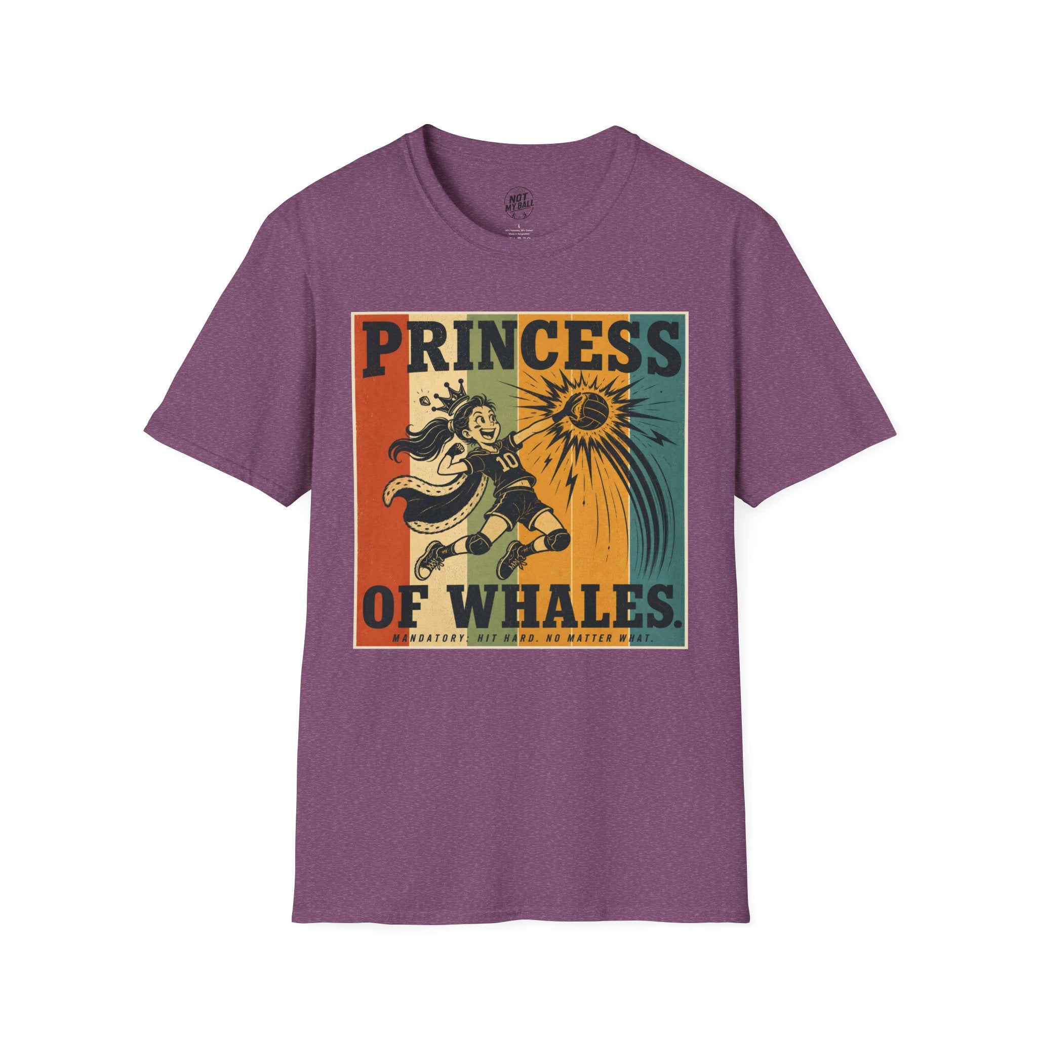 Princess of Whales Volleyball T-Shirt