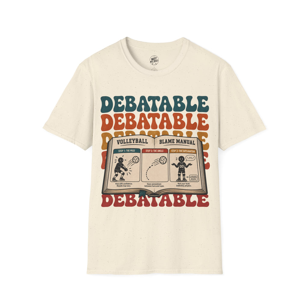 Volleyball Blame Manual T-Shirt