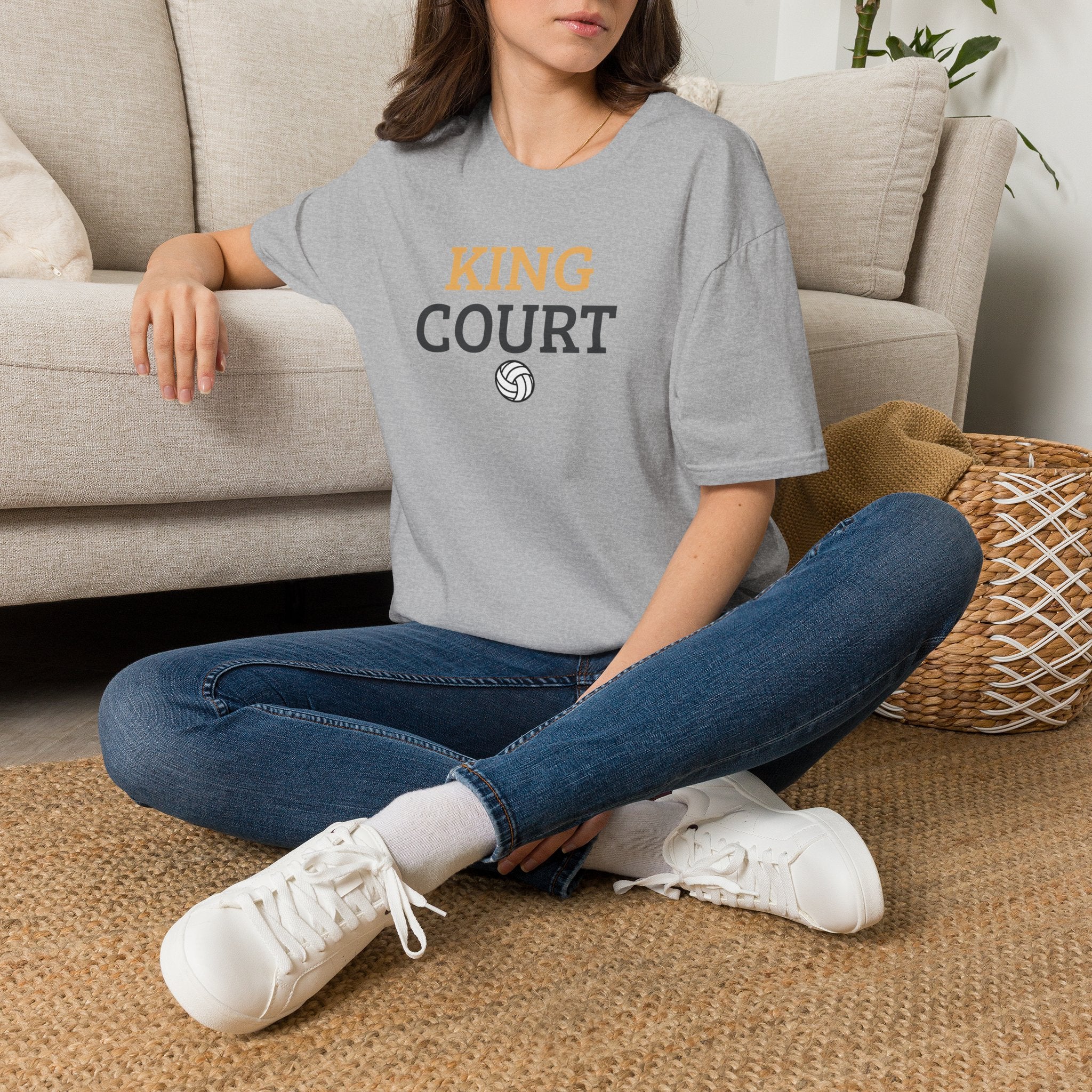 King Court Volleyball T-Shirt