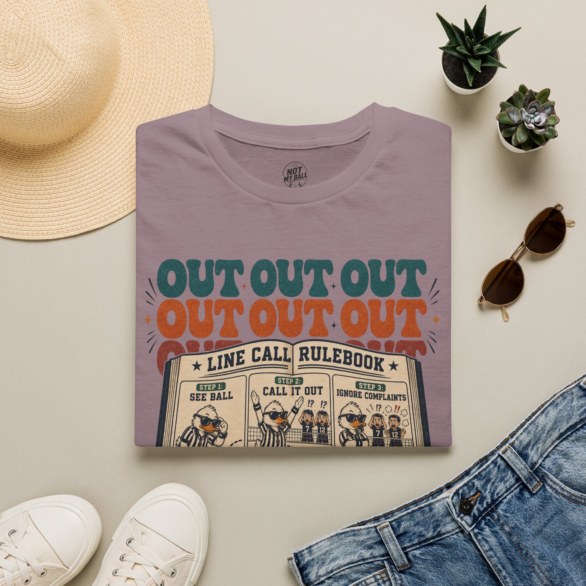 Line Call Rulebook Volleyball T-Shirt