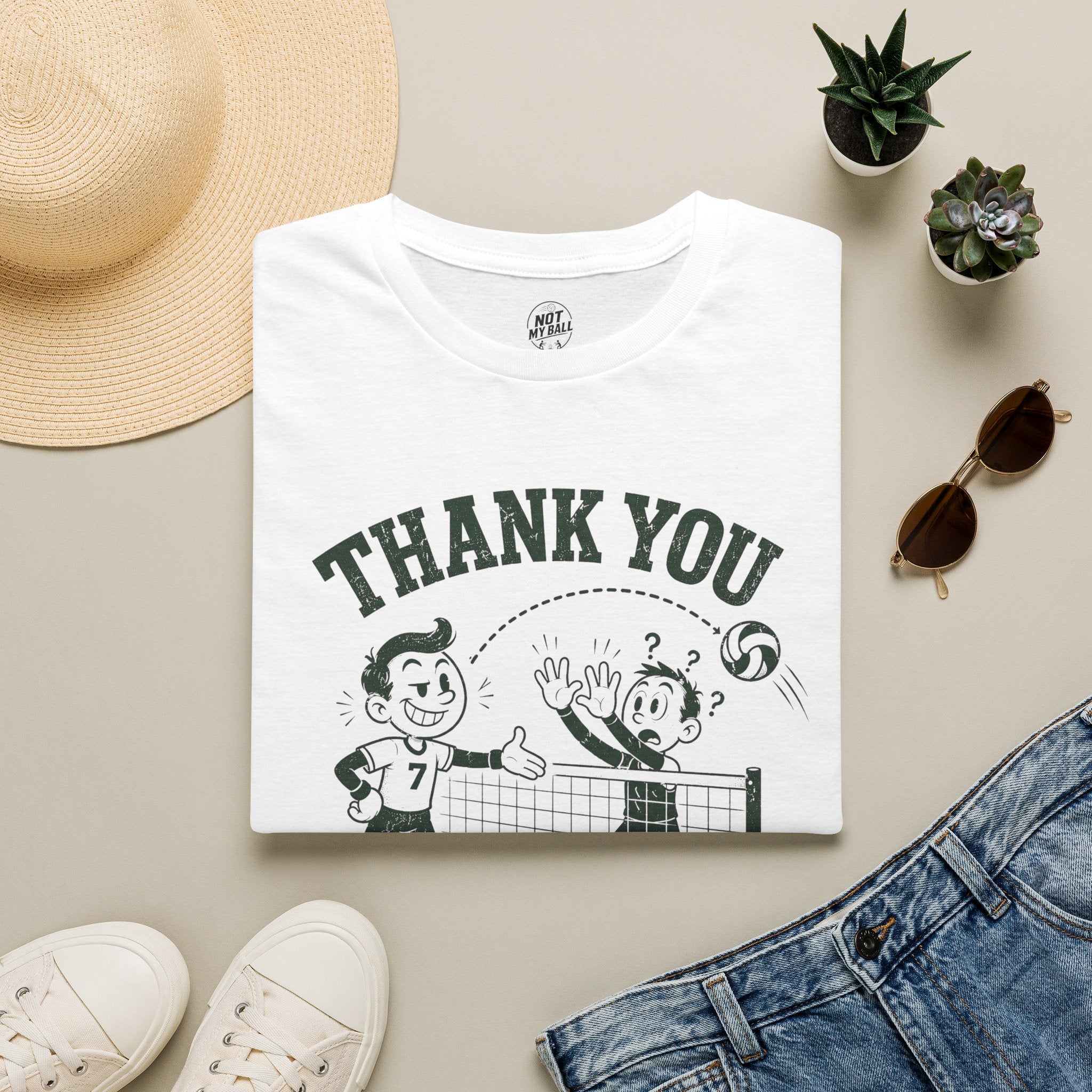Thank You For Your Hands Volleyball T-Shirt