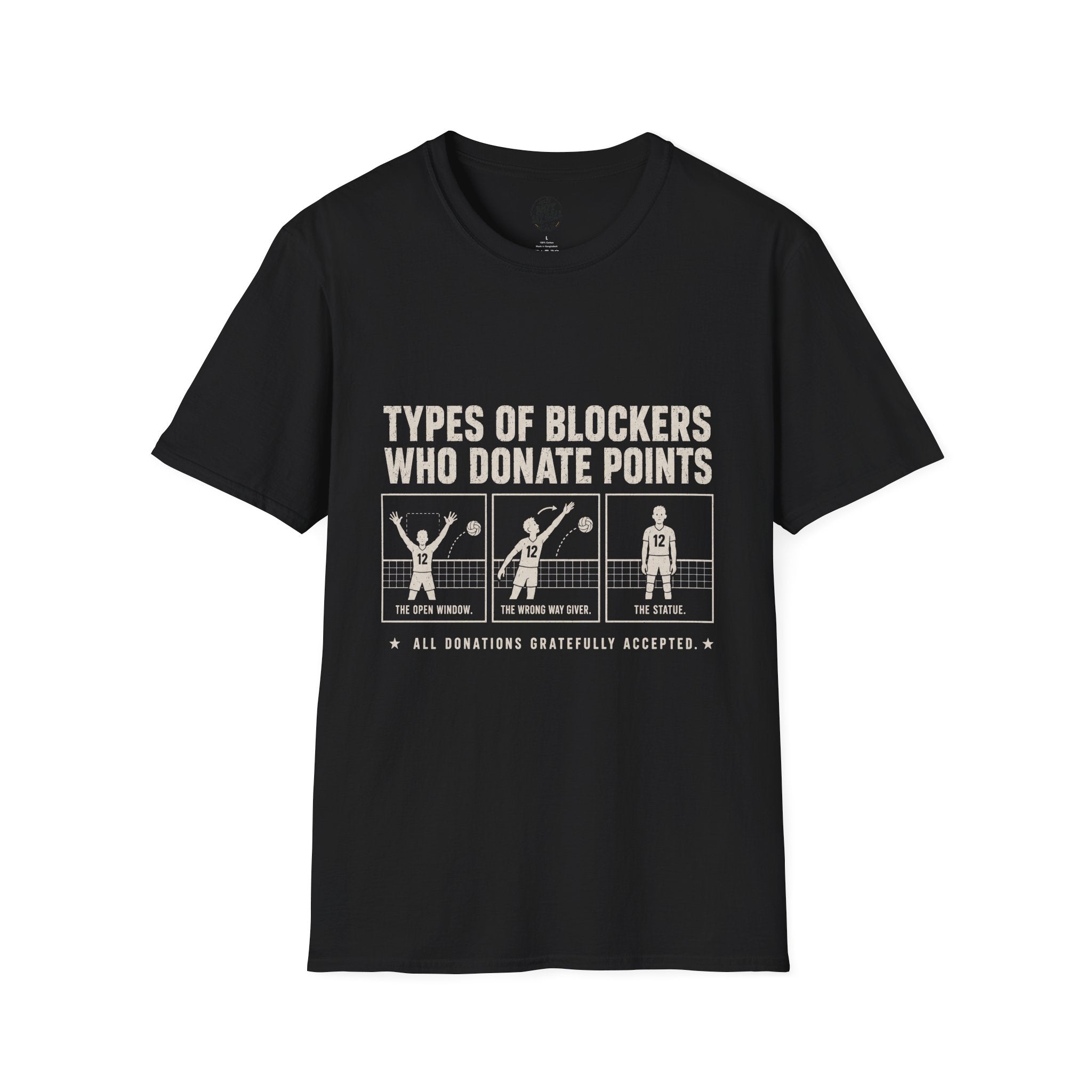 Types Of Blockers Volleyball T-Shirt