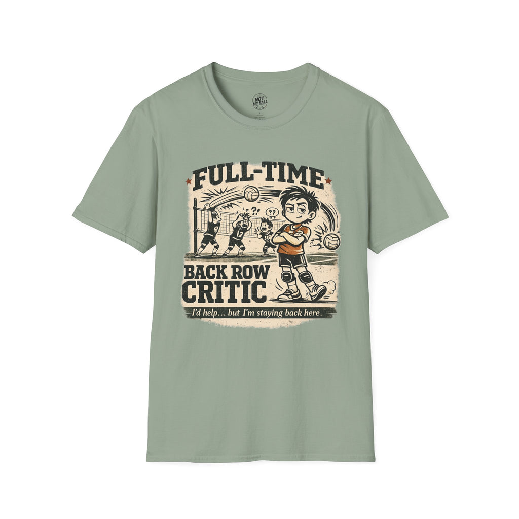 FT Back Row Critic Volleyball T-Shirt
