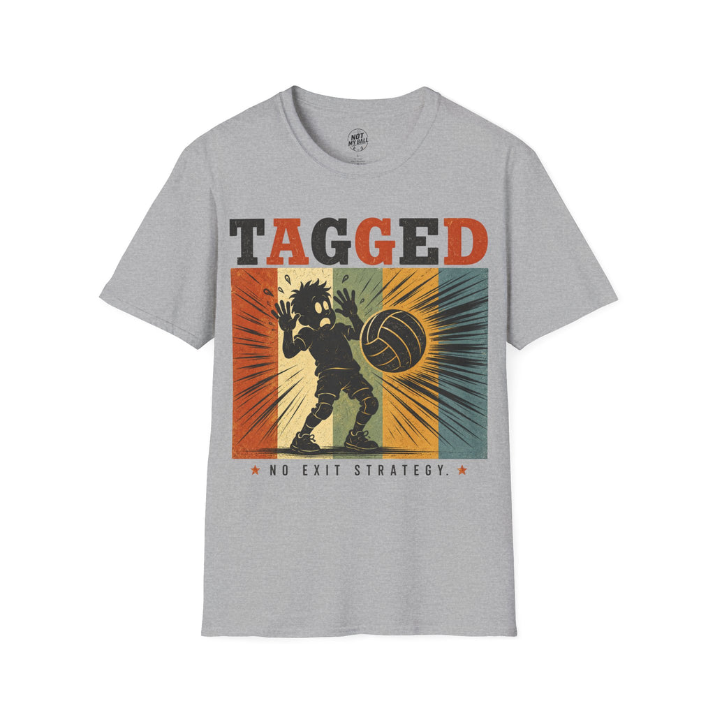 Tagged No Exit Volleyball T-Shirt