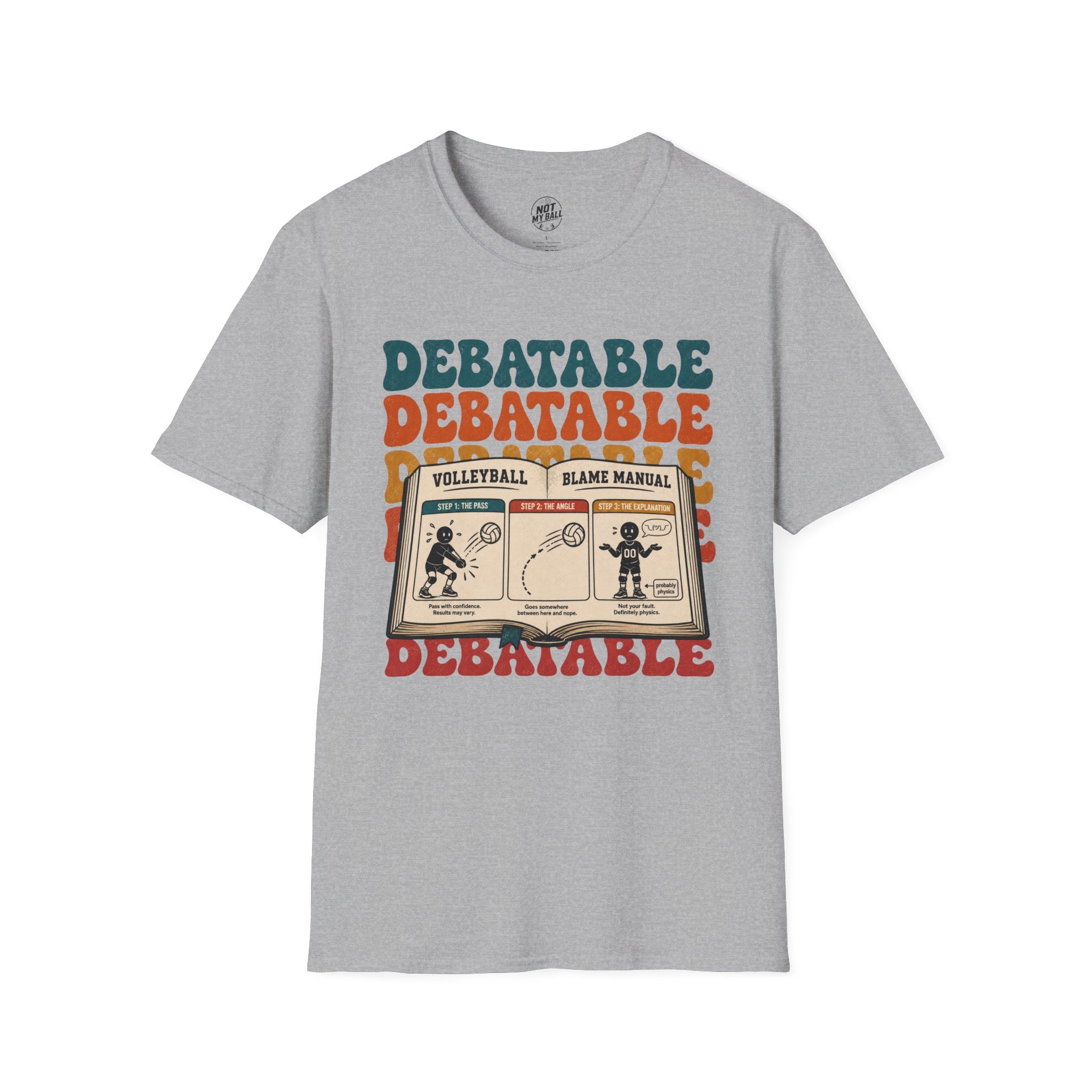 Volleyball Blame Manual T-Shirt