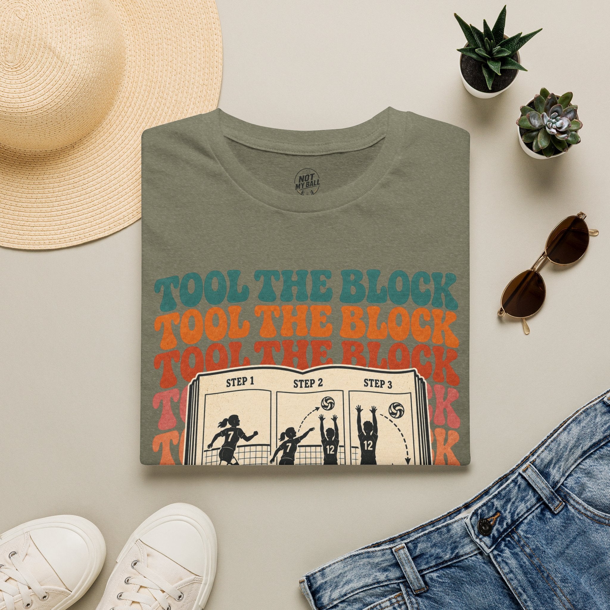 Tool The Block Book Volleyball T-Shirt
