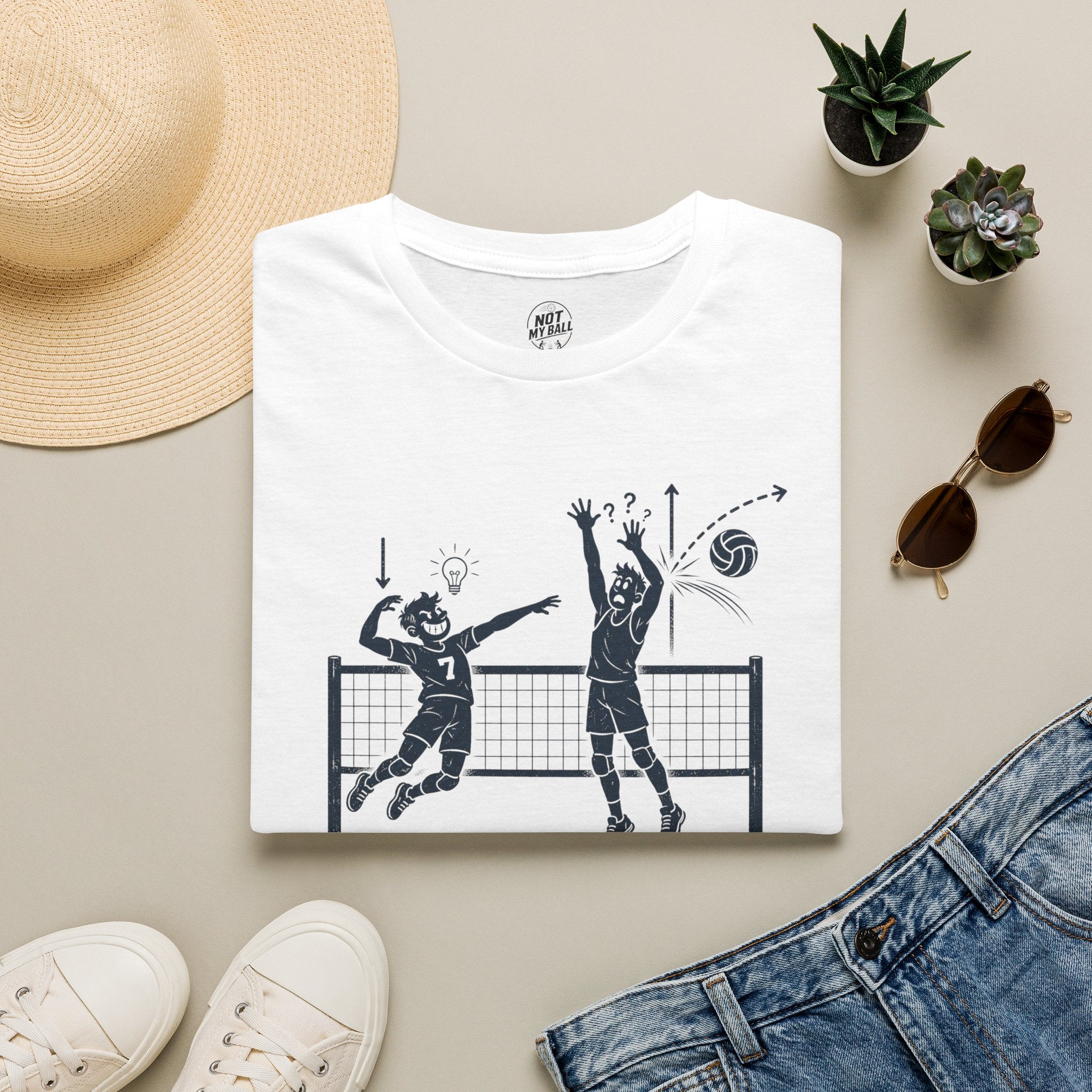 Short But Most Intelligent Volleyball T-Shirt