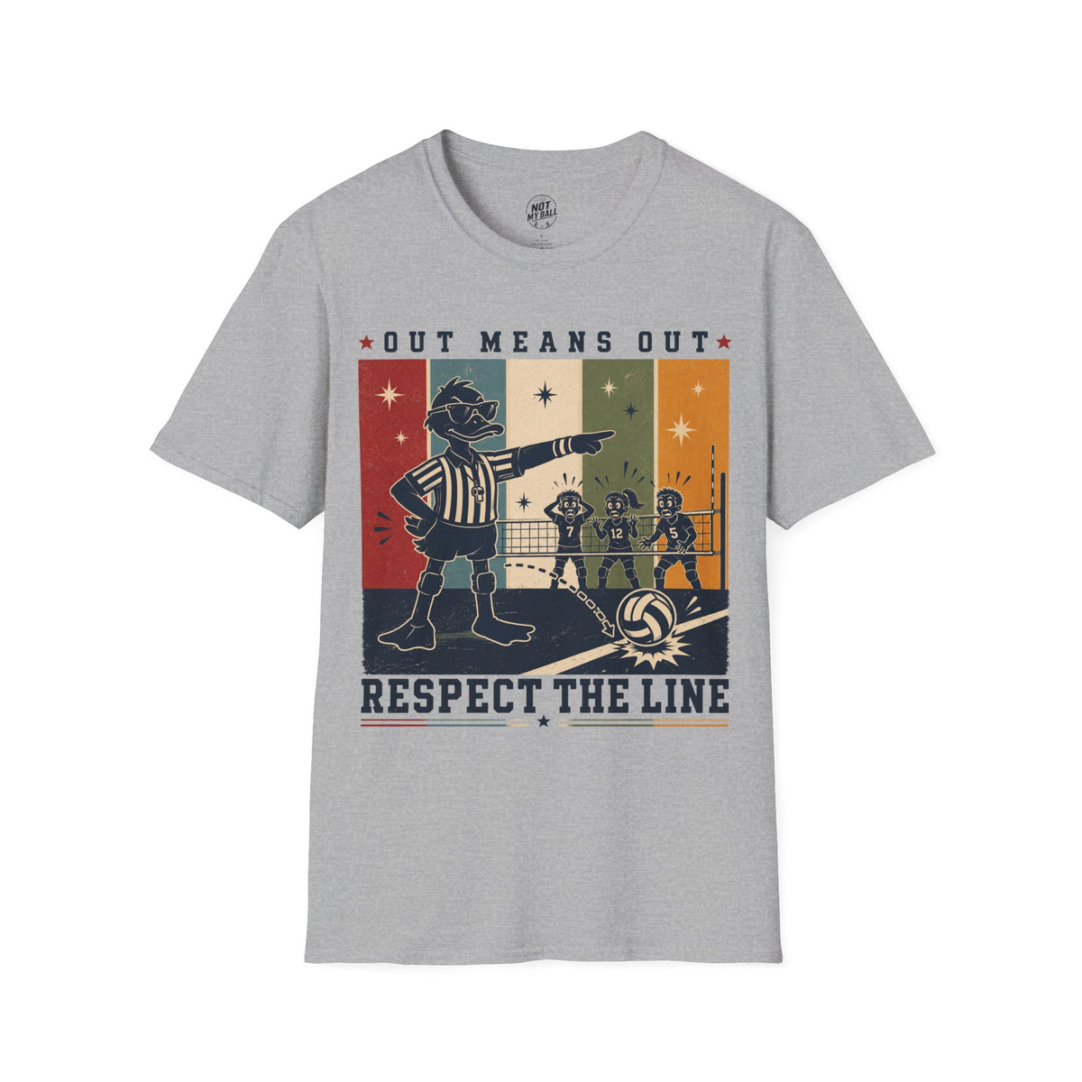 Respect The Line Volleyball T-Shirt