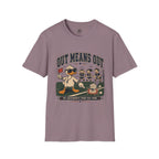 Out Means Out Duck Volleyball T-Shirt