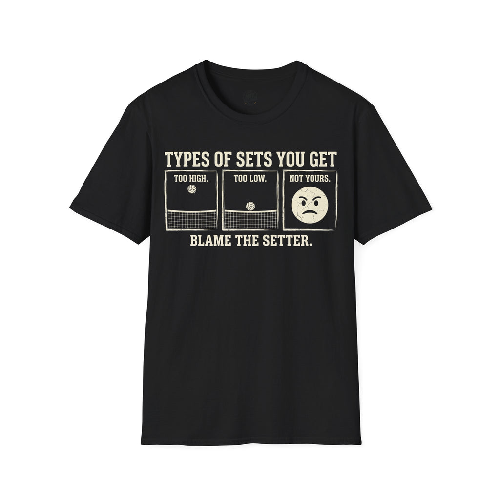 Types of Set Volleyball T-Shirt