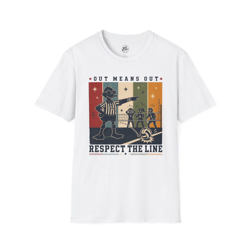 Respect The Line Volleyball T-Shirt