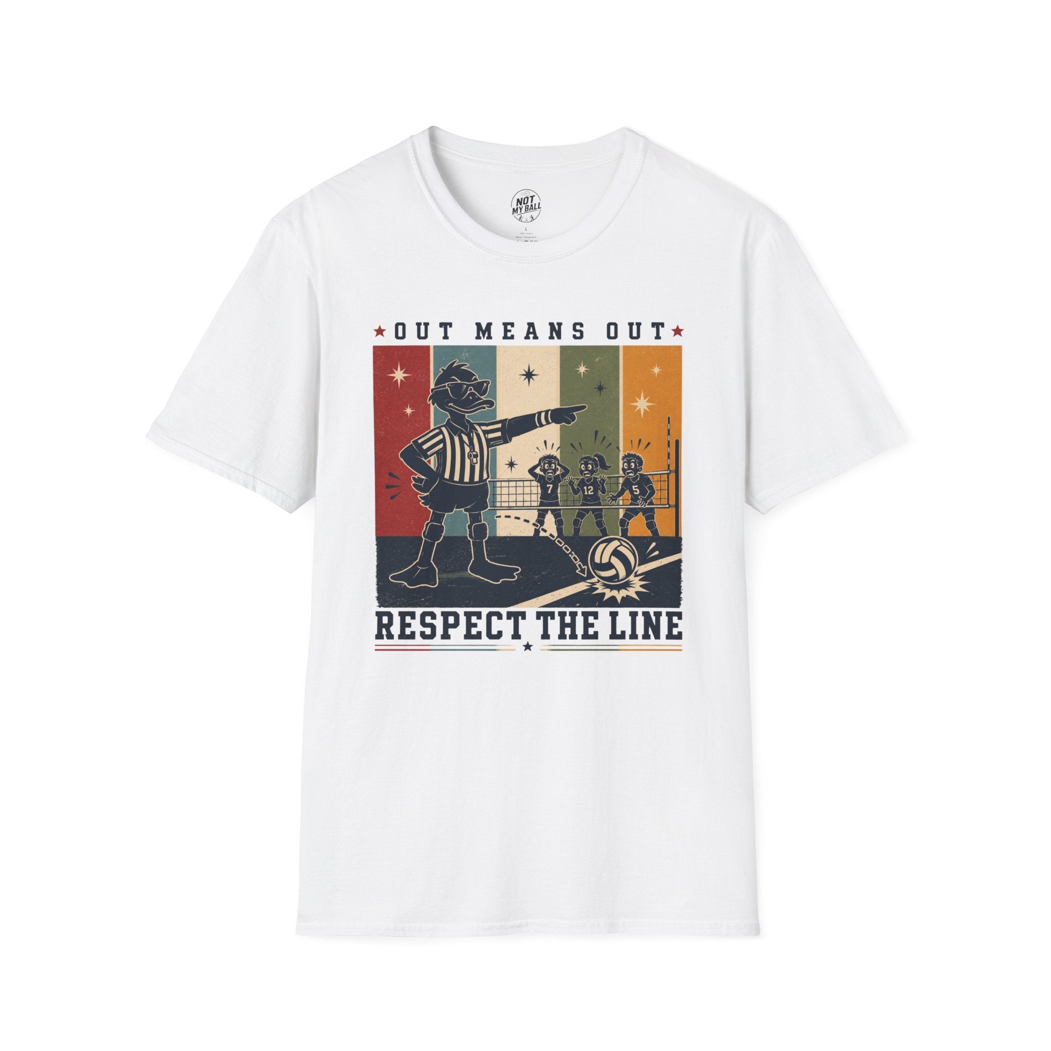 Respect The Line Volleyball T-Shirt