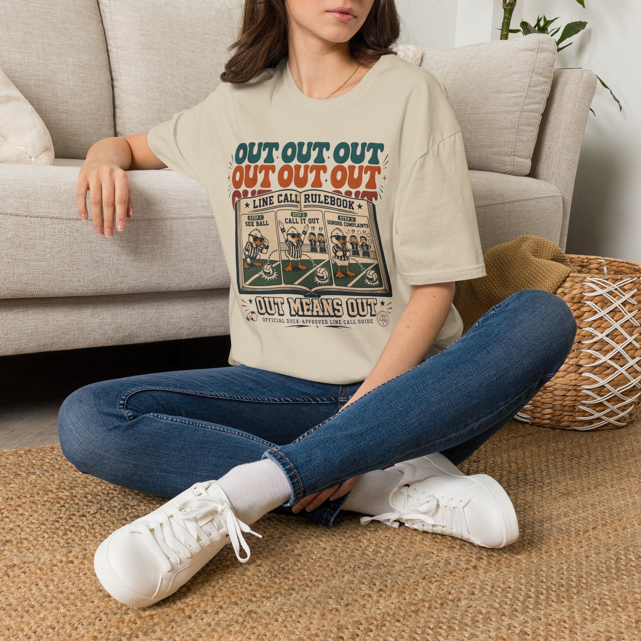 Line Call Rulebook Volleyball T-Shirt