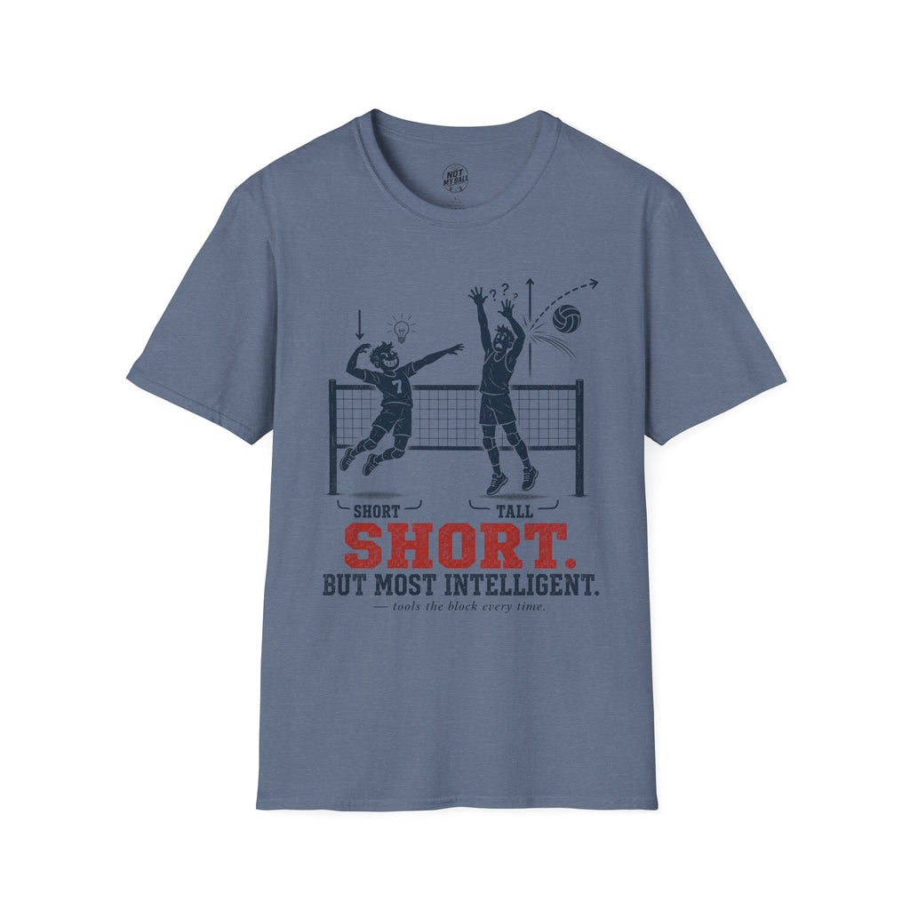 Short But Most Intelligent Volleyball T-Shirt