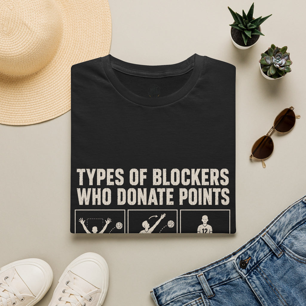 Types Of Blockers Volleyball T-Shirt