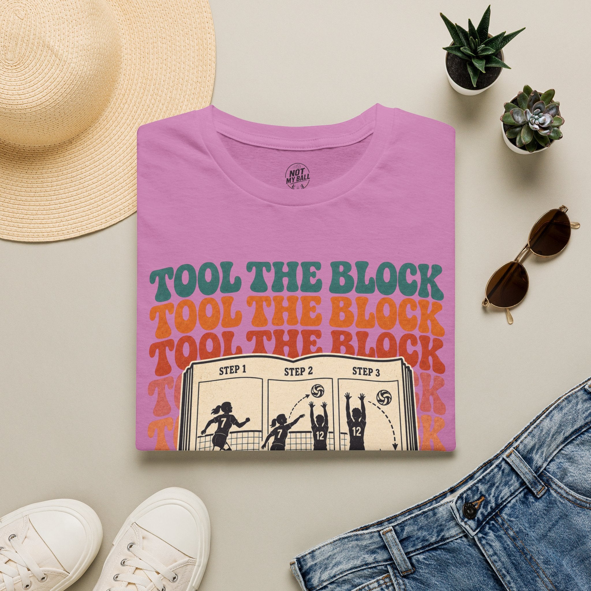 Tool The Block Book Volleyball T-Shirt