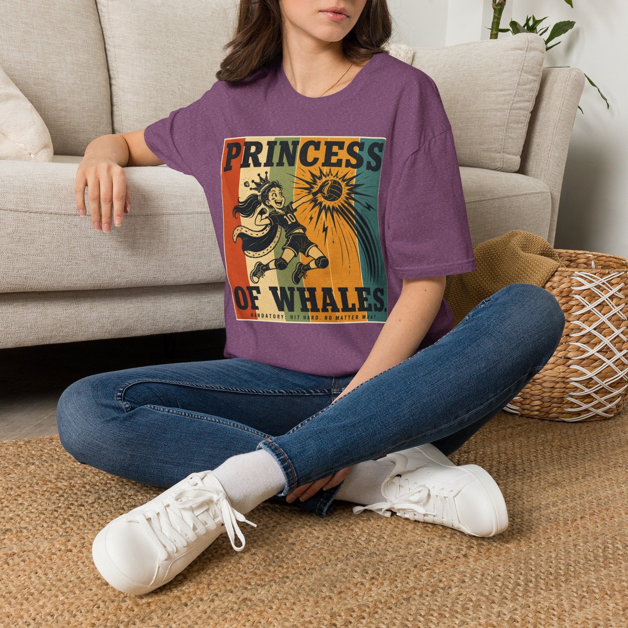 Princess of Whales Volleyball T-Shirt