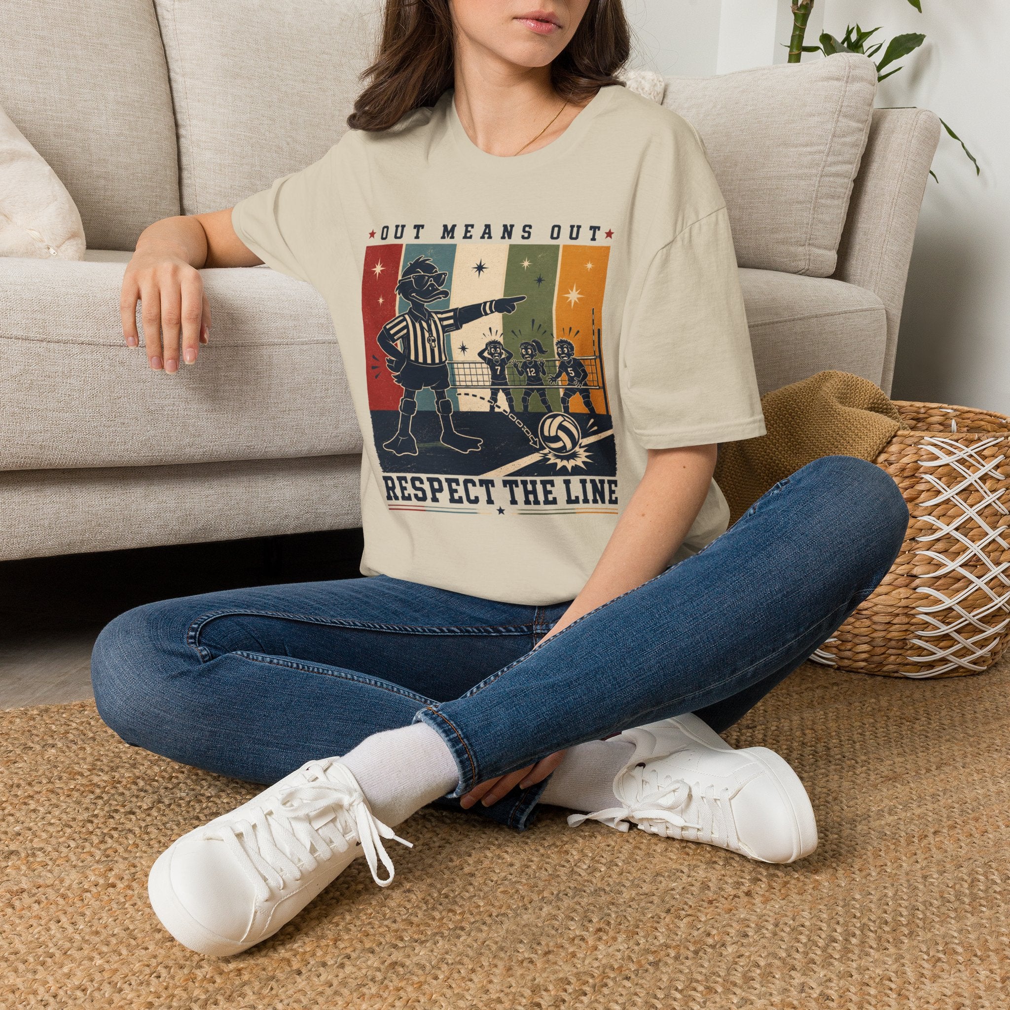 Respect The Line Volleyball T-Shirt