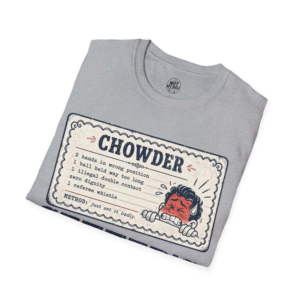 Chowder Menu Volleyball T-Shirt