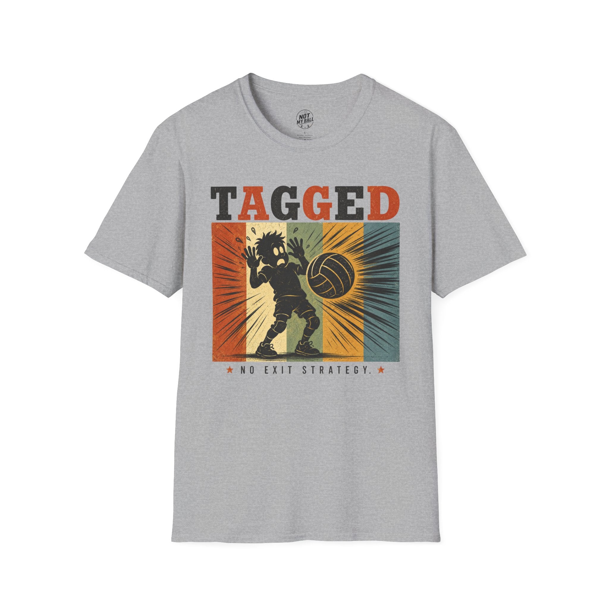 Tagged No Exit Volleyball T-Shirt