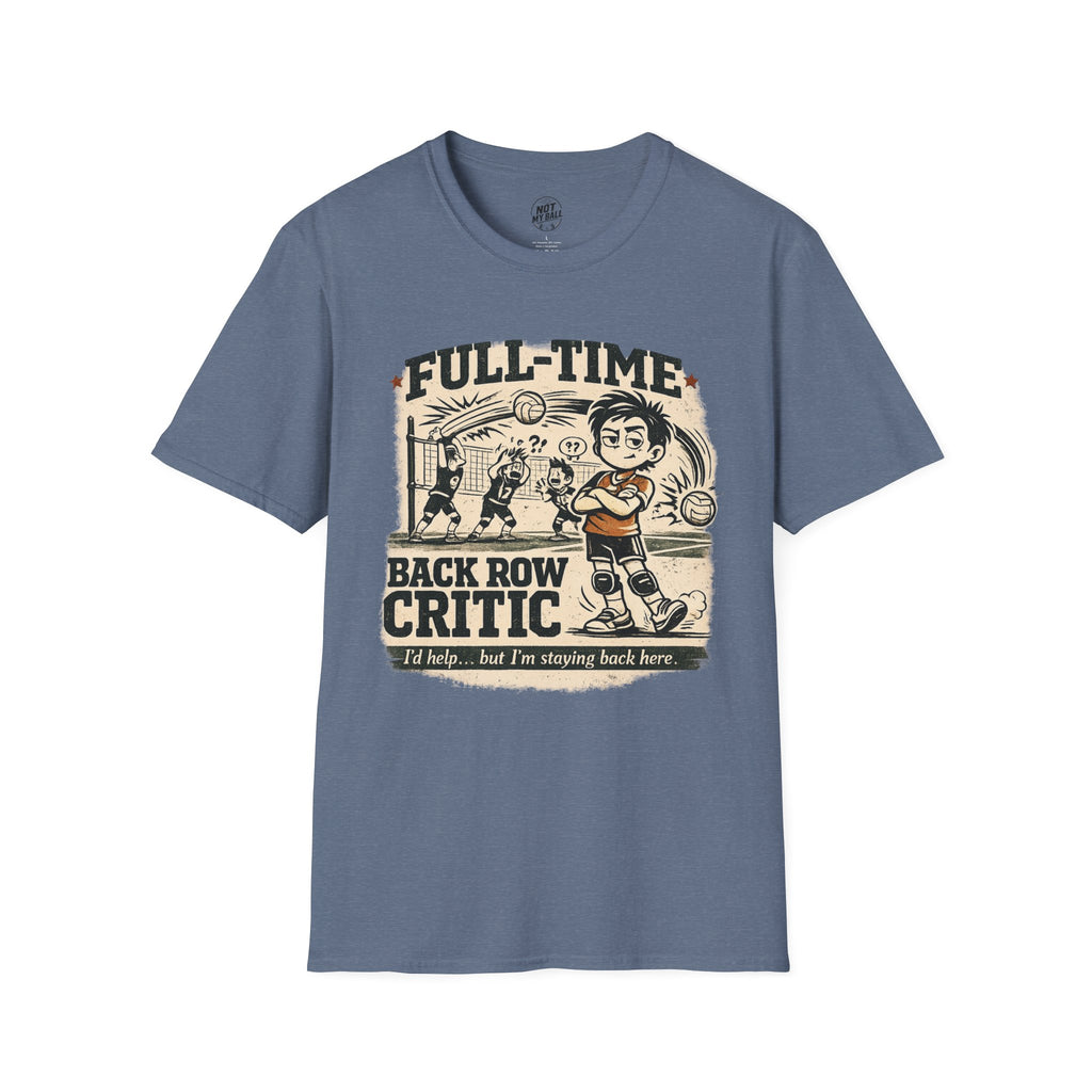 FT Back Row Critic Volleyball T-Shirt