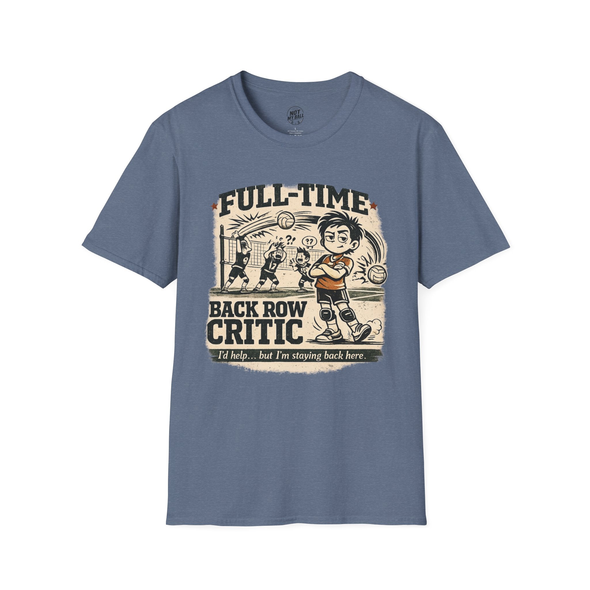 FT Back Row Critic Volleyball T-Shirt