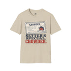 Chowder Menu Volleyball T-Shirt