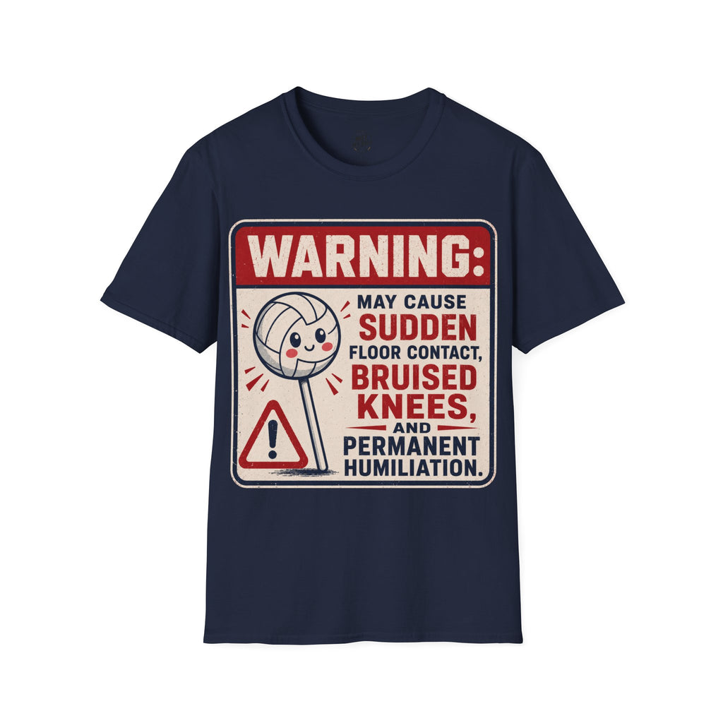 Lollipop Warning Volleyball T-Shirt