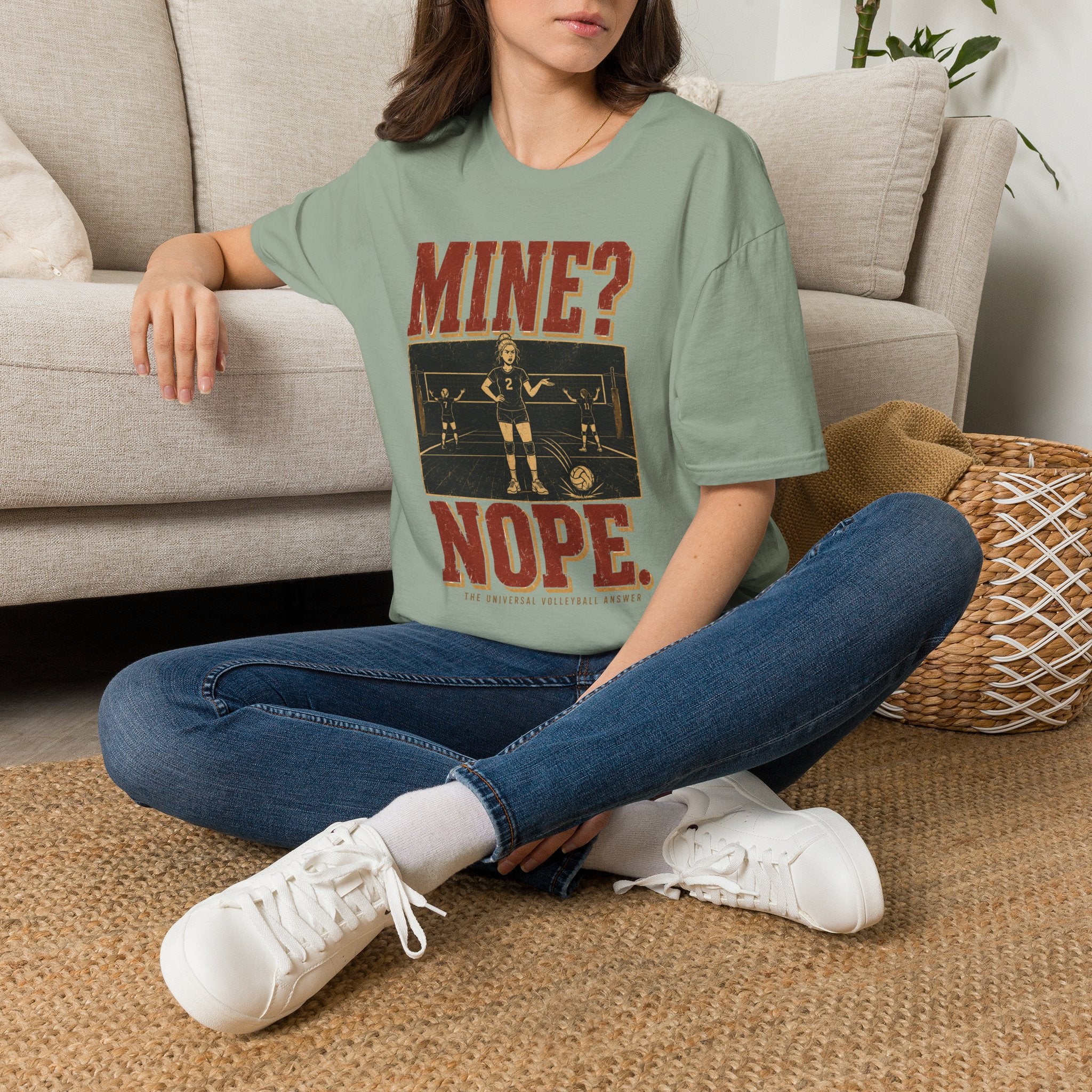 Mine Nope Volleyball T-Shirt