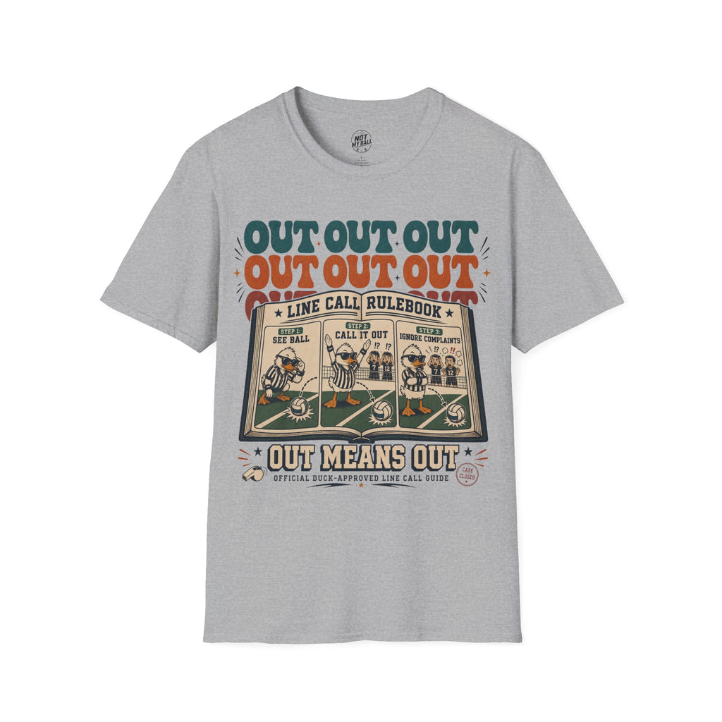 Line Call Rulebook Volleyball T-Shirt