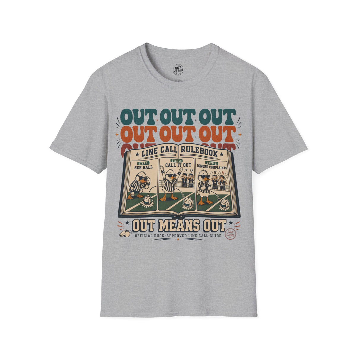 Line Call Rulebook Volleyball T-Shirt