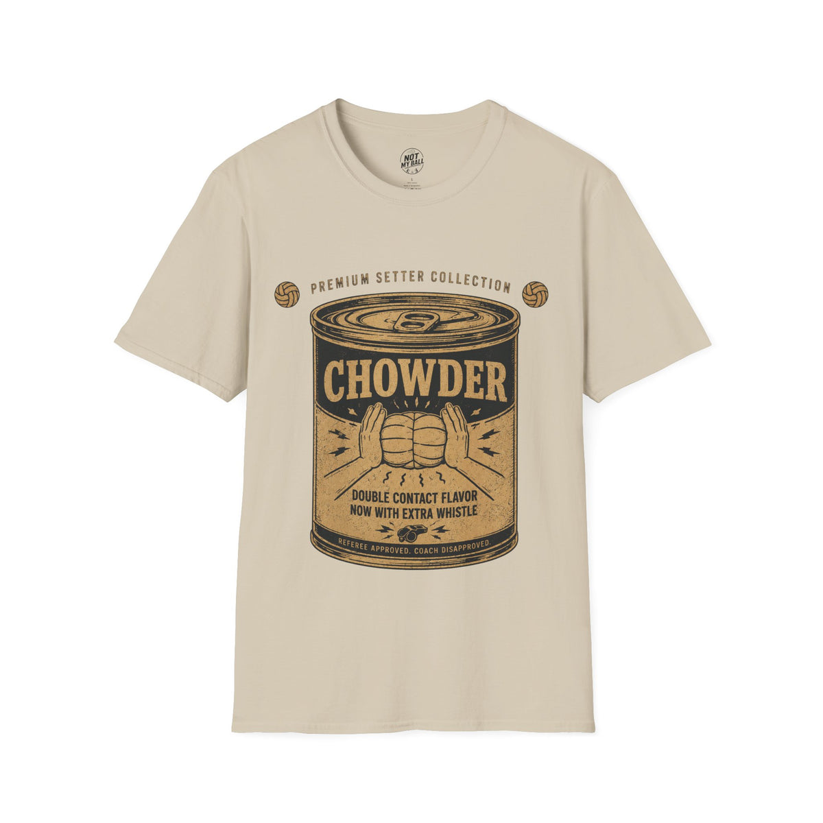 Chowder Can Volleyball T-Shirt