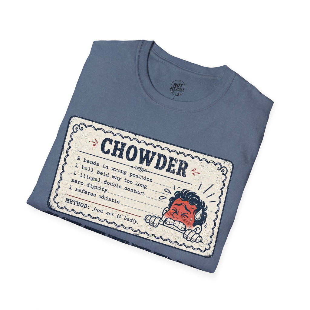 Chowder Menu Volleyball T-Shirt