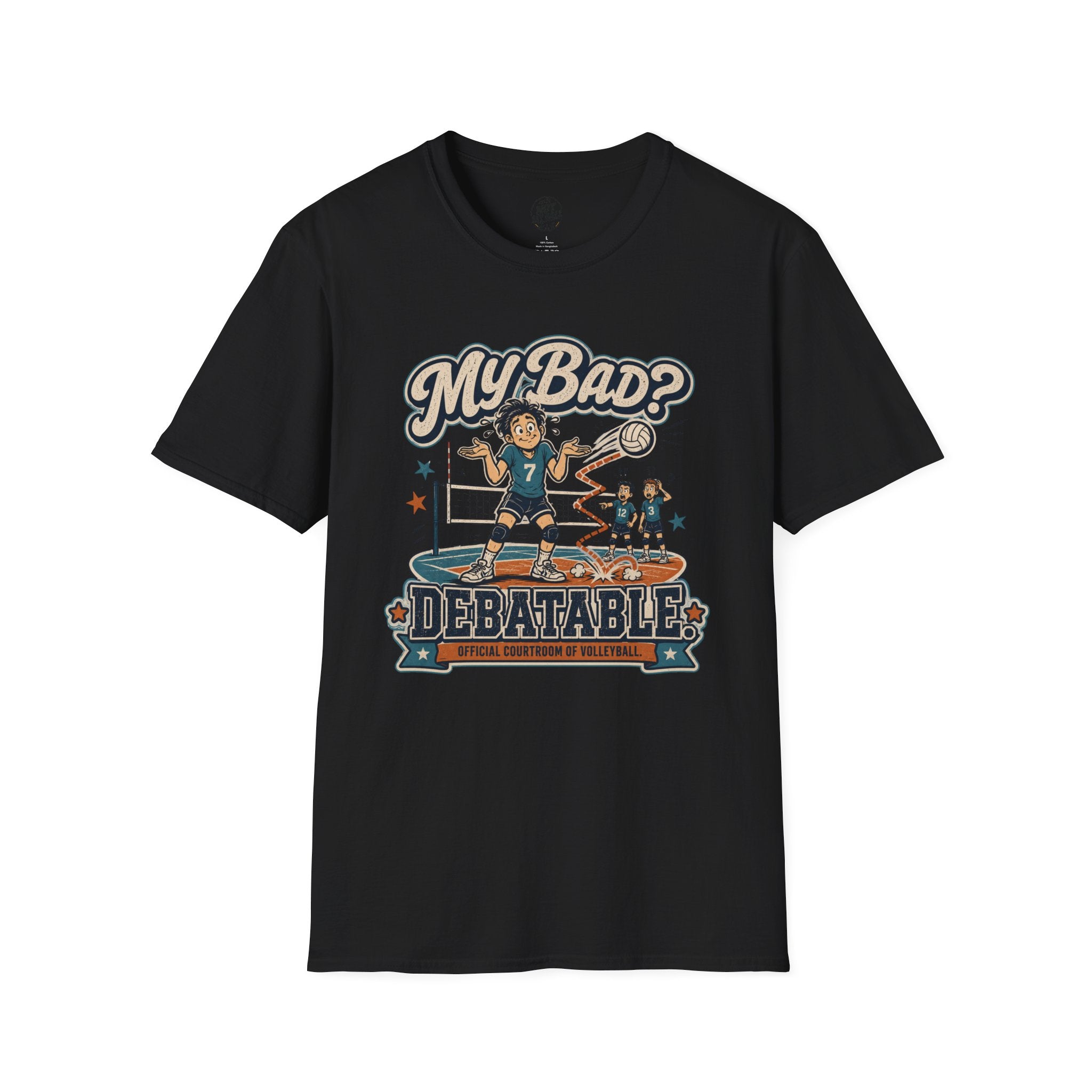 My Bad Debatable - Boys Volleyball T-Shirt