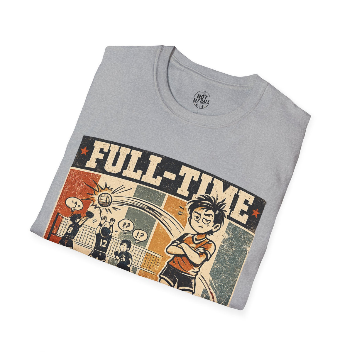 Back Row Critic Volleyball T-Shirt