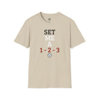 Set Me a 123 Volleyball T-Shirt