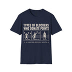 Types Of Blockers Volleyball T-Shirt