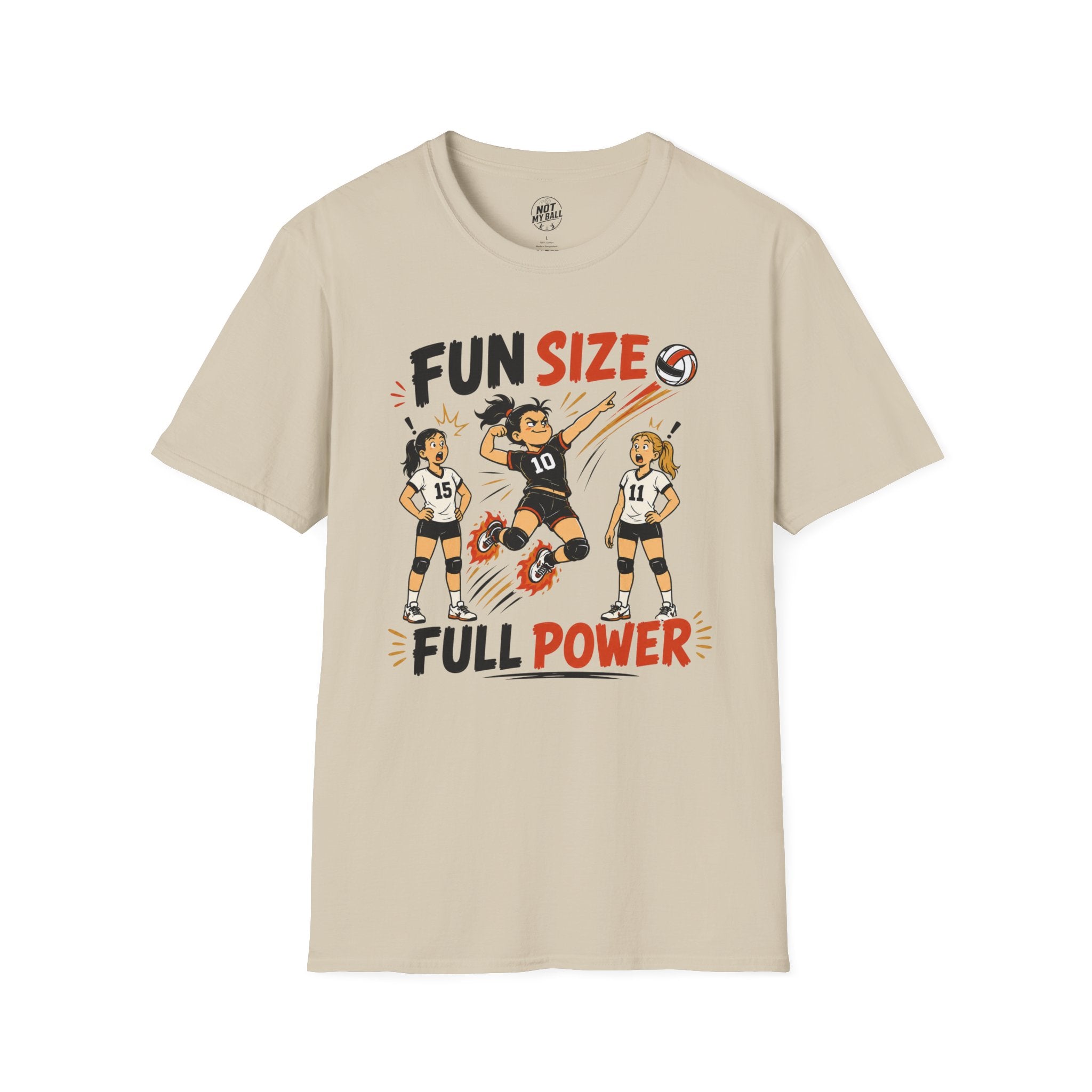 Fun Size Full Power Volleyball T-Shirt