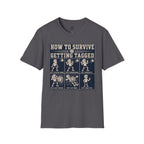 How To Survive Tagged Volleyball T-Shirt