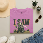 I Saw It Land - Mom Volleyball T-Shirt