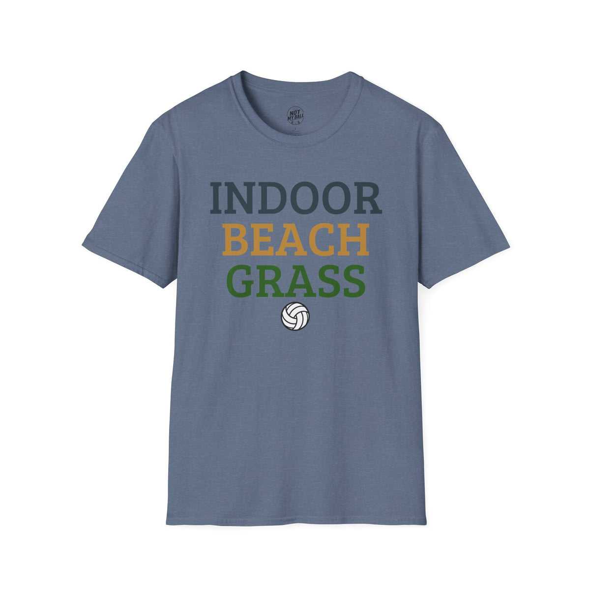 Indoor Beach Grass Volleyball T-Shirt